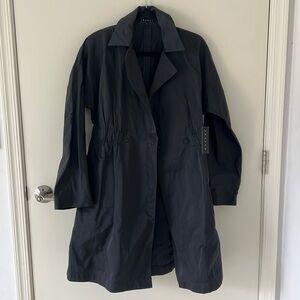 NWT Theory | Doroto Rain jacket | Dark grey (looks black) | Style #80175403